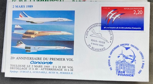 Concorde flown cover - flown, air