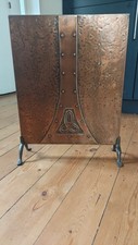 Arts and Crafts Copper Fire Screen