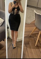 Elegant Black Bandage Dress