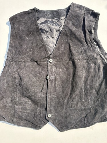 Grey black tie dye suede - black,
