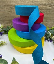 1.5 inch cotton webbing bright