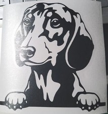 1x Dachshund Dog Decal Vinyl
