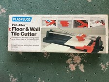PLASPLUGS Pro Tiler Floor & Wall Tile Cutter Only Used Once Vintage Working