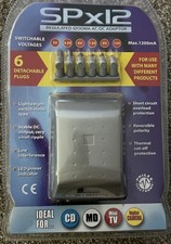 Power Supply Adapter Charger 3V/4.5V/5V/6V/7.5V/9V/12V 1200mA -Protected -6 Tips