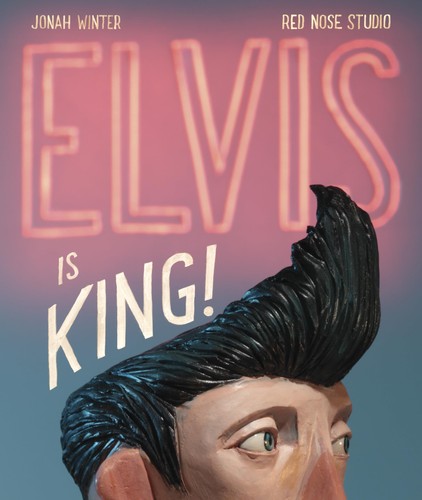 Elvis king hardcover - king!, red