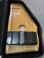 HOPF autoharp Harp Vintage Zither Chord Chordharp With Case And Tuner