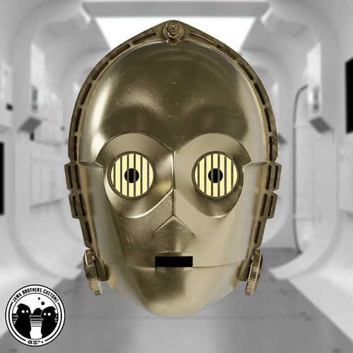 C3p0 star wars helmet - star,