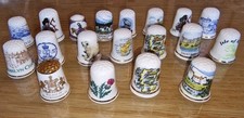 Thimble - Collection Of  19 Scotland Related Thimbles