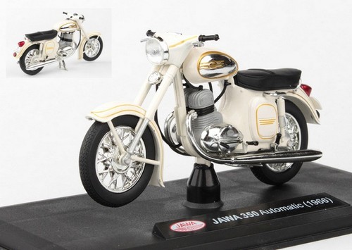 Jawa 350 automatic 1966 white - automatic,