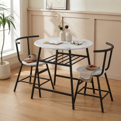 Elegant white dining table and - table,