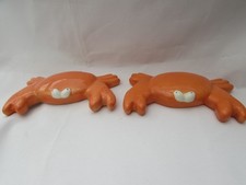 2 x Lovely Large Crab Orange
