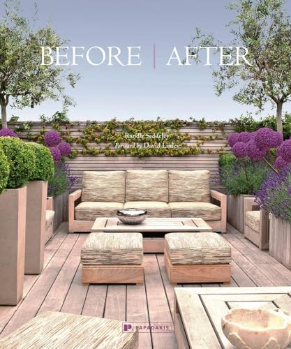 The garden before - garden:, after