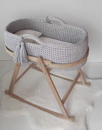 Crochet moses basket with - moses,