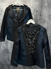 WE ARE REPLAY Baroque Embellished Fitted Blazer Jacket Women's Size Large