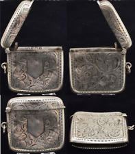 Sterling Silver Hallmarked Vesta Match Box Striker 17.7g 40mm x 40mm Gift