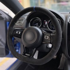 Steering Wheel Cover Wrap for Volkswagen VW Jetta GLI Polo GTI Scirocco Up GTI L