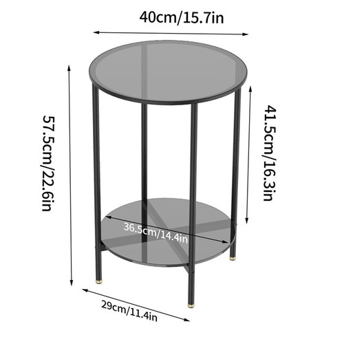 Tempered glass marble - side, end