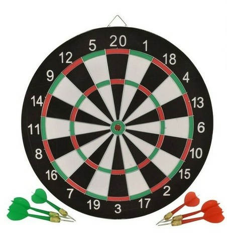Full size dartboard set 6 - full,