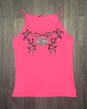 Harley-Davidson Motorcycles 'Dudley Perkins Co' San Fransisco Vest/Tank Top Pink