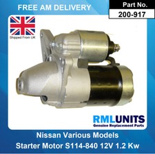 Starter Motor For Nissan