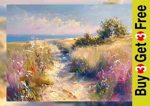 Enchanting path the sea - enchanting,