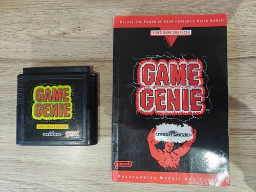 Game genie cheat - genie, cartridge