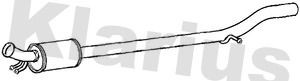 Centre muffler fits - fits, mercedes