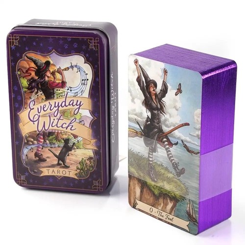 Everyday witch tarot deck - witch, tin