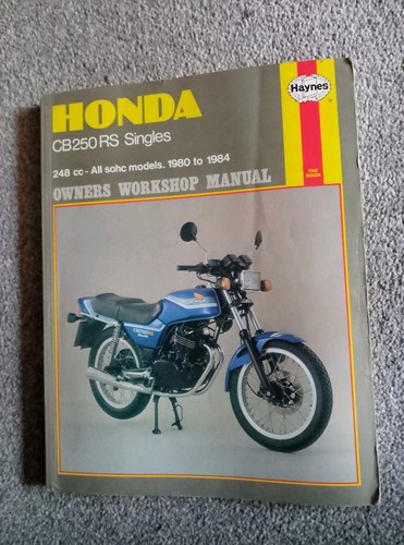 Haynes honda cb250 singles - honda, rs