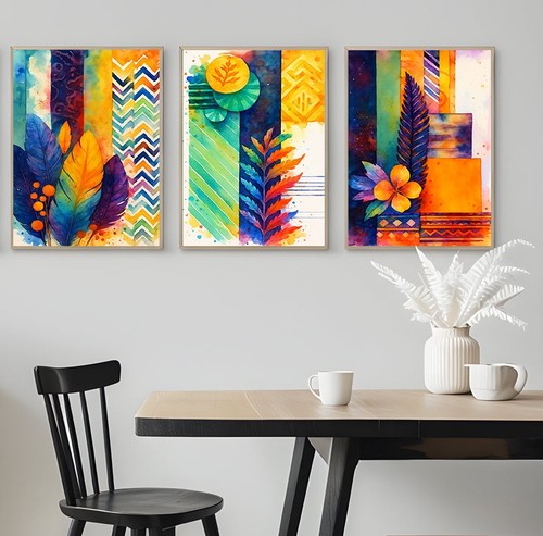 Set painting featuring - set, 3