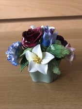 Bouquet of Flowers Fine Bone China - Crown Staffordshire England Floral