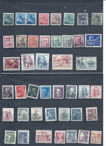 Czechoslovakia stamps 1940s - ,