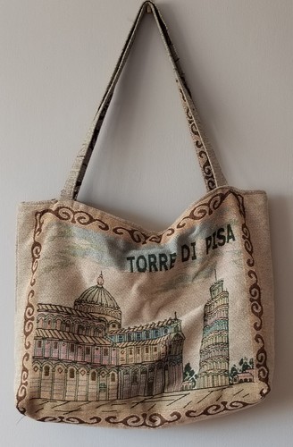 Vintage lined tapestry tote - lined,