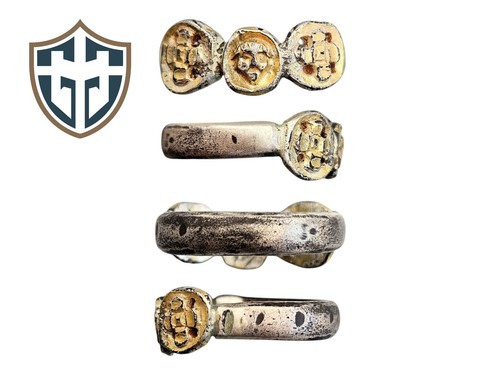Silver gilt medieval - silver-gilt, finger