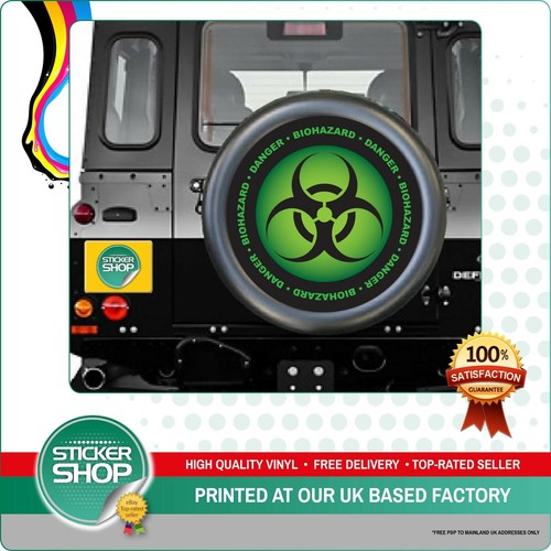 Danger biohazard spare wheel - danger,