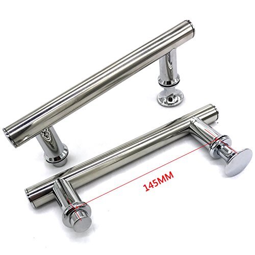 Chrome abs shower door handle - abs,