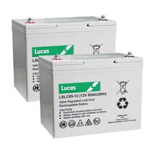 2 X Lucas 85AH Battery