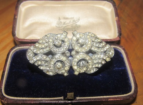 Vintage art deco - silver, duette