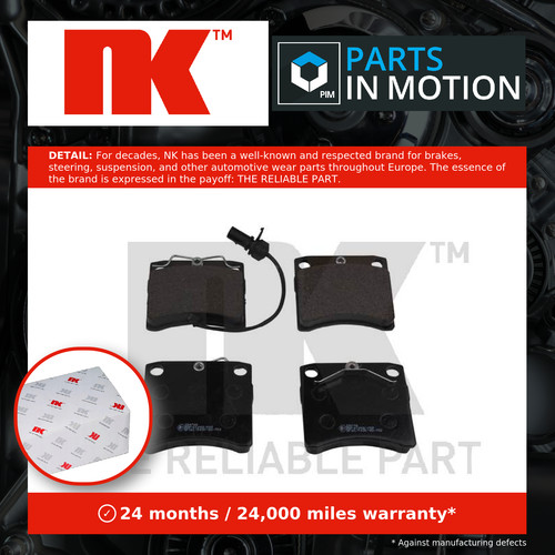 Brake pads set fits - brake, vw