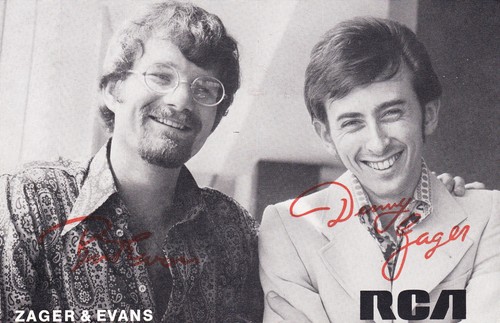 Zager evans 2x signed - zager, &