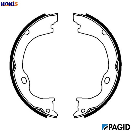 Brake shoe set - brake,