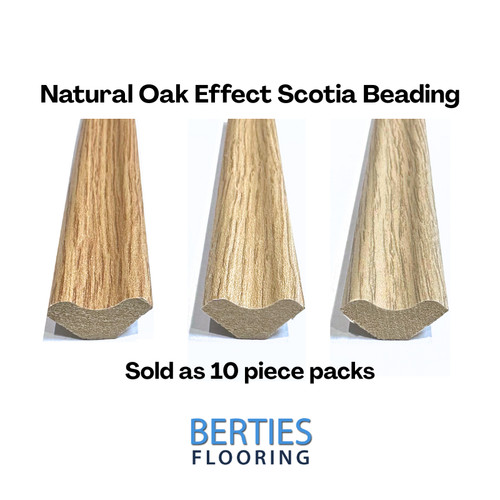 Natural oak effect scotia - natural,