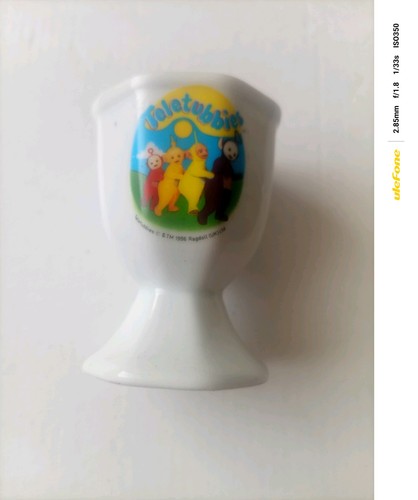 1996 teletubbies egg - teletubbies, cup