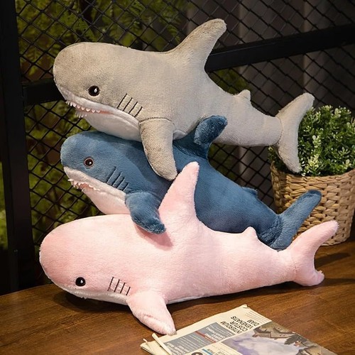 Shark plush pillow stuffed - plush,