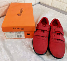 Padders Ladies Cranberry Double Velcr o Strap Comfort Shoes Size UK4  Boxed (Q)