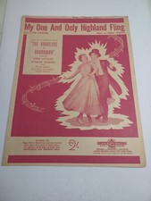 My One and Only Highland Fling-Fred Astaire-Sheet Music    F17