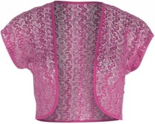 Cerise Glitzy Sequin Lace