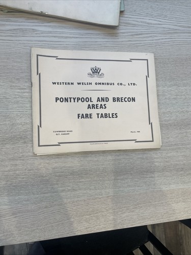 Western welsh omnibus ltd - omnibus, co