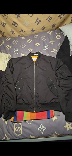 Off white diagonal - white, bomber