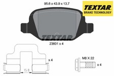 REAR BRAKE PADS SET LEFT &